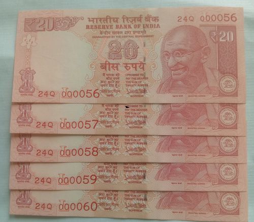 000056/57/58/59/60..India notes..
