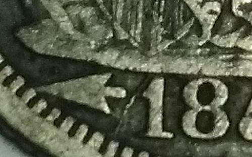 1854-O Seated Liberty 10c, Very Scarce F-103 (R5), very high grade, Top 100 coin