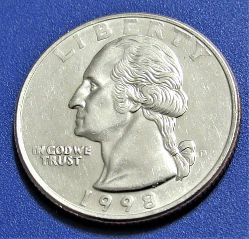1998-D 25 Cents - Washington Quarter