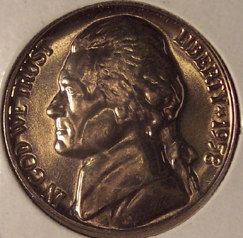 1958 Proof Jefferson Nickel #0226