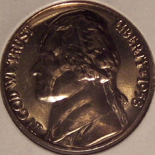 1958 Proof Jefferson Nickel #0226