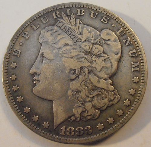 1883 S Tough Date Morgan Silver Dollar -  (83SAC1)