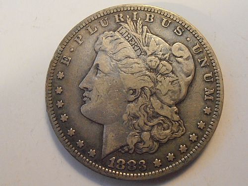1883 S Tough Date Morgan Silver Dollar -  (83SAC1)