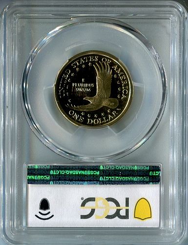 2005 - S  SACAGAWEA  "Golden Dollar"  PCGS  PR 69 DCAM