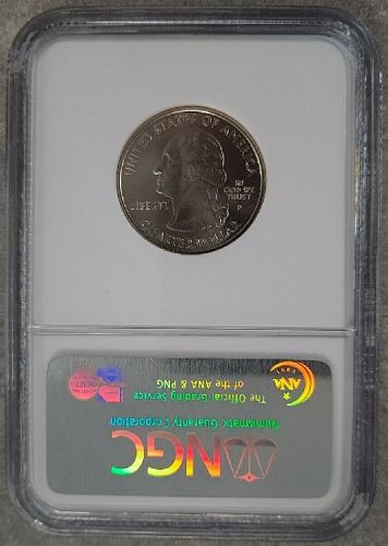 NGC 2006 P SMS 25C MS 68 Nebraska State Quarter BRILLIANT!