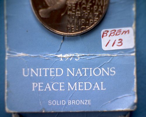 1973 UNITED NATIONS PEACE MEDAL