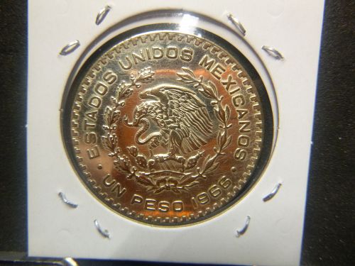 MEXICO 1966 1 PESO Jose Morelos