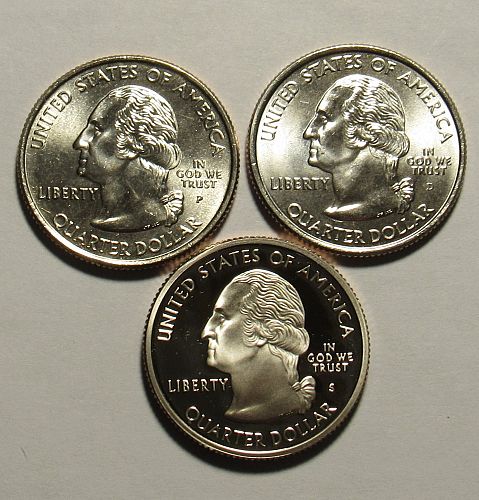 2004 P,D&S Florida 50 States Quarters, BU and Proof