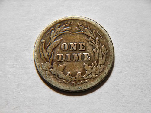1903-O *Toned* Silver Barber Dime