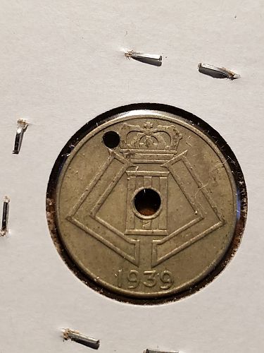 1939 Belgium 5 Centimes