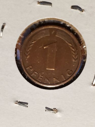1949 F Germany 1 Pfennig