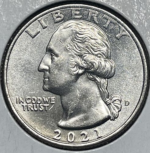 2021-D Brilliant Uncirculated Washington US Quarter