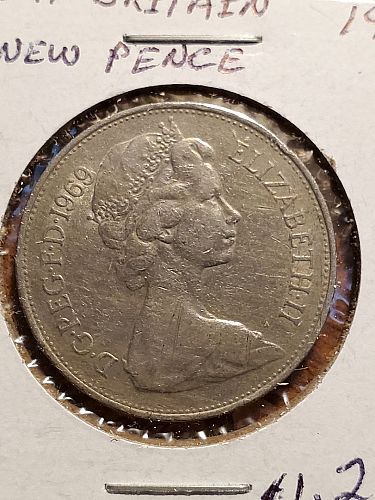 1969  Great Britain 10 New Pence