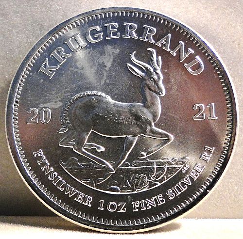 2021 1oz Fine Silver Krugerrand