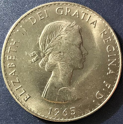 Great Britain - 1965 - 1 Crown (Churchill) [#3]