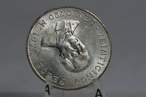 1972 Mexico Silver 25 Peso Benito Juarez BU/UNC