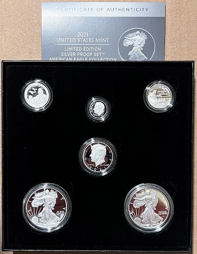 2021 Limited Edition Silver Proof Set - American Eagle Collection