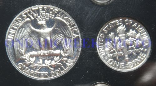 1963 Silver Proof Set in Capital Holder