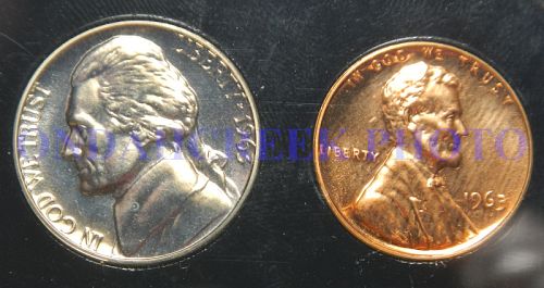 1963 Silver Proof Set in Capital Holder