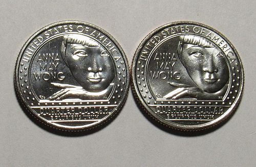 2022 P&D Anna May Wong American Women Quarters, BU
