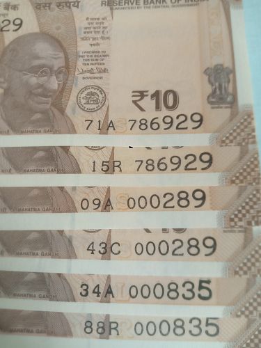 ..UNC India 3..Pair..notes..