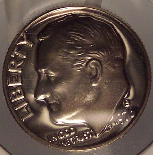 1976-S Deep Cameo Proof Roosevelt Dime #0288