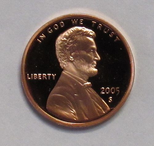 2005 S Proof Lincoln Memorial Cent