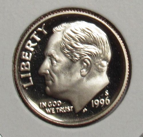 1996 S Proof Roosevelt Dime