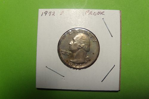 1972S Proof Washington Quarter  #25-1972S-1