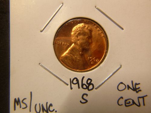 Small Cents >> Lincoln Memorial Cent >> 1968-S