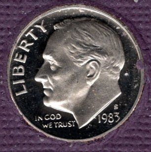 1993 S Roosevelt Dimes - #8-6