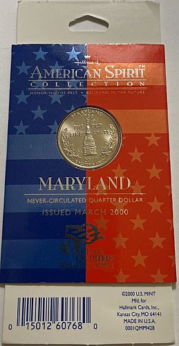 2000 D Maryland 50 States and Territories Quarters  S-2