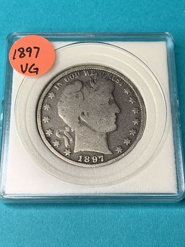 1897-P Barber Half Dollar