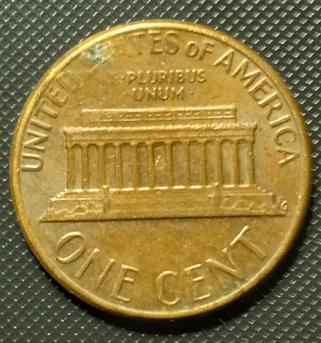 1980 Double Die Obv Lincoln Memorial Penny