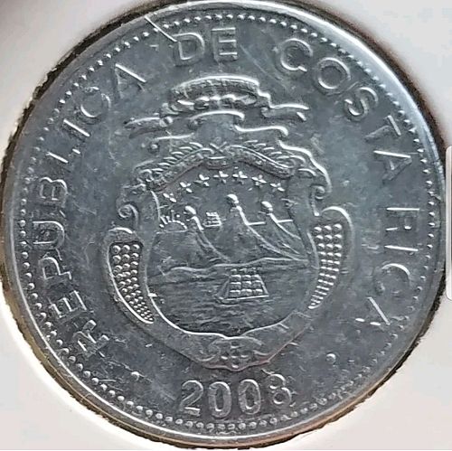 Costa Rica 5 Colones 2008 F