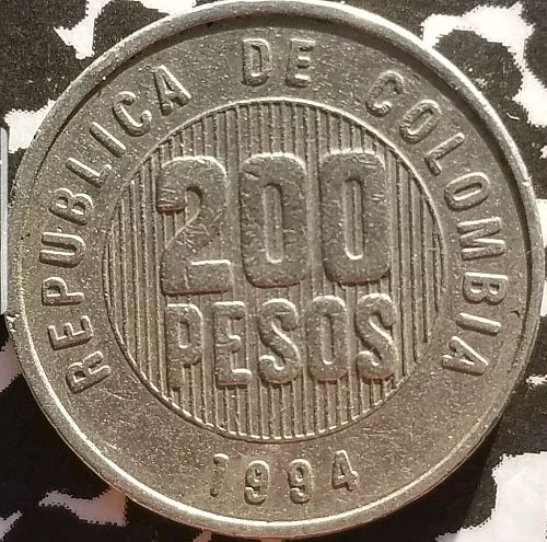 Colombia 200 Pesos 1994 VF