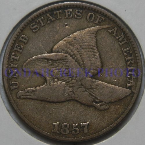 1857 Flying Eagle Cent FS-402 Snow 9