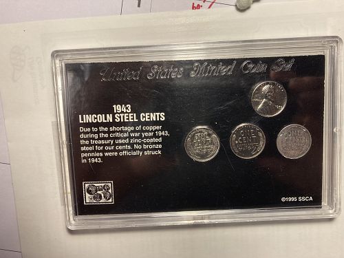 1943 P Lincoln Wheat Cent Small Cents: Steel Cent