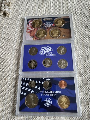 2008 S US Mint Proof Set in US Mint Box With COA - 14 Proof coins Total P08