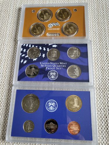 2008 S US Mint Proof Set in US Mint Box With COA - 14 Proof coins Total P08