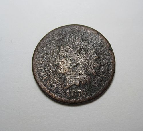 1876 Indian Head Cent