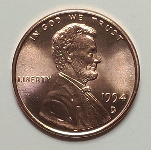 1994-D Lincoln Cent MS-65 (GEM) RED