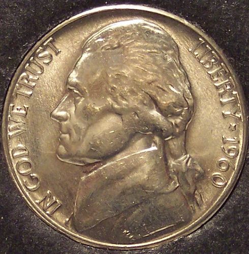 1960-D Jefferson Nickel GEM UNC #0284