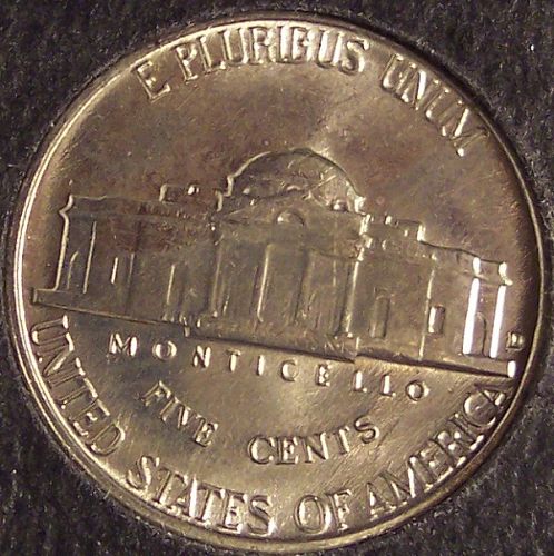 1960-D Jefferson Nickel GEM UNC #0284