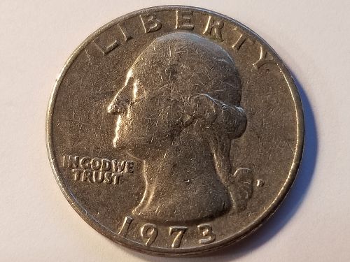 1973 D Washington Quarter