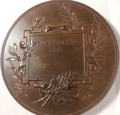 1892 Netherlands Scheveningen Expo Medal