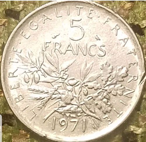 France 5 Francs 1971 VF