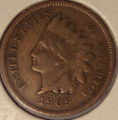 1909 Indian Head Cent VG+ #0150