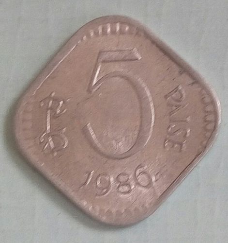 1986 ..India ..CIR. COIN..