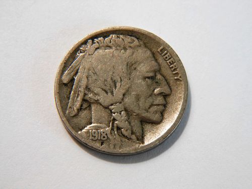 1918-D Buffalo Nickel
